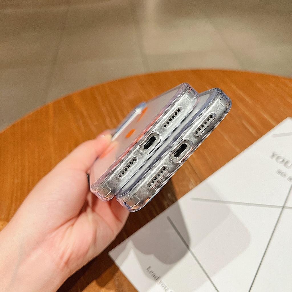 For iPhone 17 Pro Max Magnetic Case PC + TPU Matte Anti-Drop Phone Cover Compatible with MagSafe