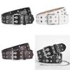 Trendy Fashionable European And American Style Dual Grommet Waist Belt For All