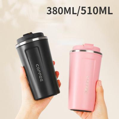 380ml/510ml Stainless Steel Coffee Cup Travel Thermal Mug Leak-Proof Thermos Bottle Tea Mug Vacuum Flask Insulated Drinkware