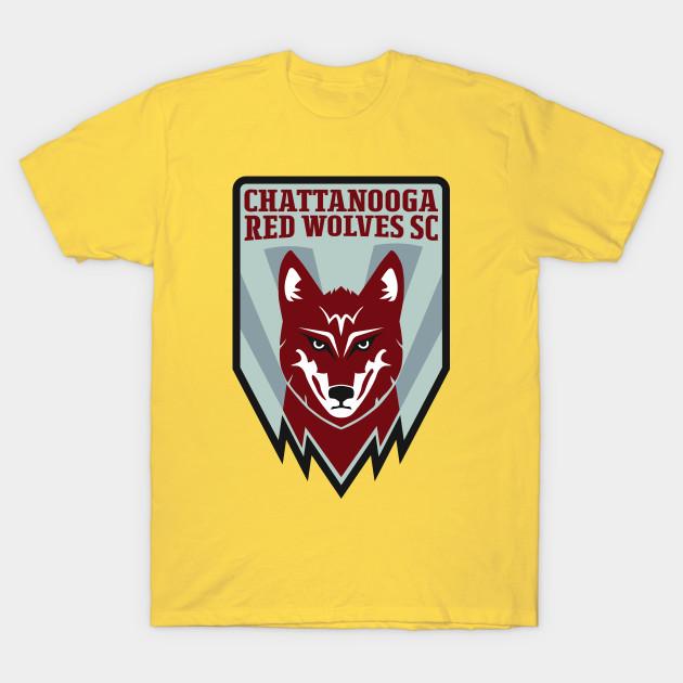 Men Black Print T-shirt Chattanooga Red Wolves Sc No-Cut Transfer Paper Print Cotton Tshirt S жёлтый