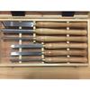 6 PCS Turning Knife Beech Handle Woodcut Knife Practical Craftsman Woodworking Turning Knife Multi-purpose Carving Tools