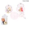 1:12 Mini Glass Jar Candy Bottle Storage Tank Tiny Vial Wishing Bottle Dollhouse Kitchen Home Decor Toy