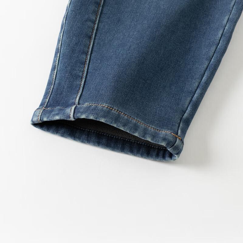 Dave & Bella Boys' Fleece-Lined Denim Jeans