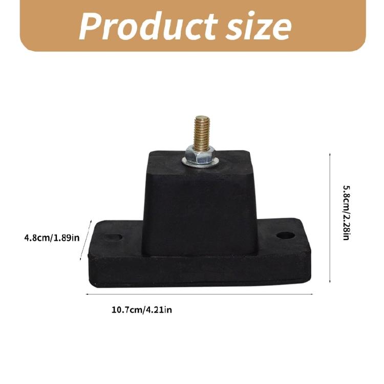 4pcs Air Conditioning External Unit Anti Shake Cushions, Robusts Rubber Dampers for Residential and Commercial Buildings