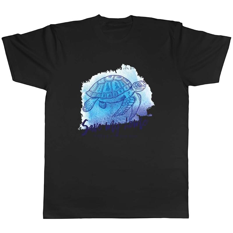 Save My Home World Oceans Day Turle T-Shirt unisexe pour hommes, cadeau S