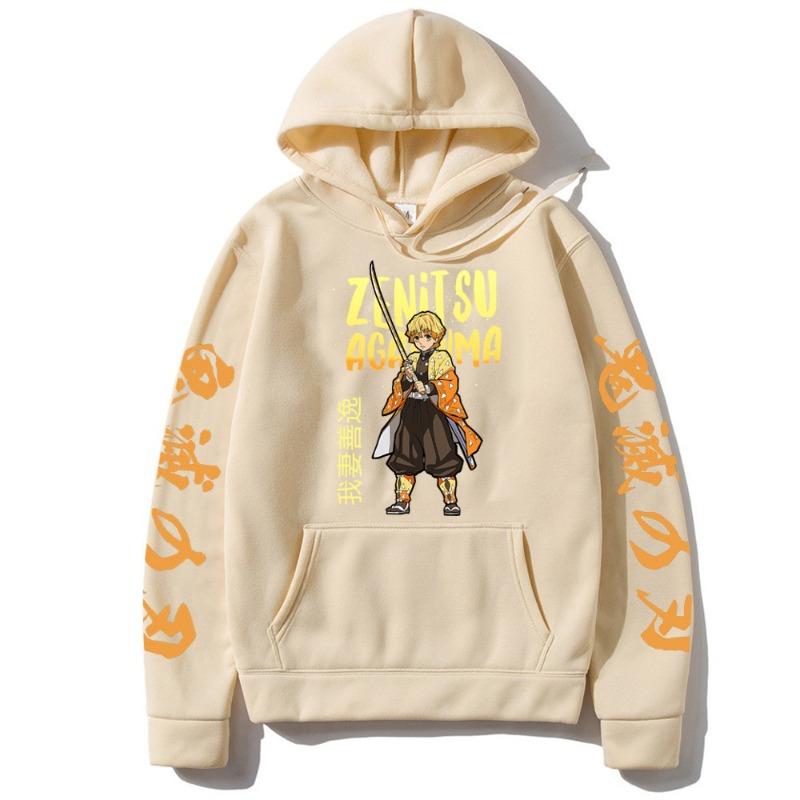 Japanese Animation Autumn Men's Hoodie Vintage Unisex Pullover Men Vintage Graphic Hoody Tops Streetwear Clothing