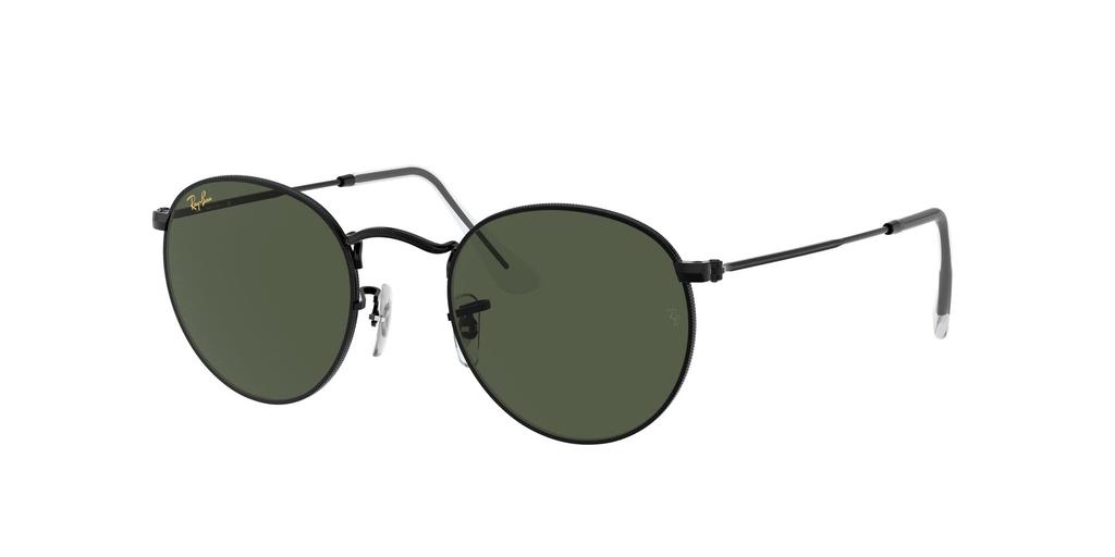 RB3447 Round Metal Sunglasses with Polarized Mirror Lenses Ray-Ban