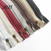 Decorative Zipper 100Pcs Nylon Coil Non Separating Zipper, Closed-End with Waterdrop Short Tape Pull, Replacement for Sewing Purses Handbags Supplies