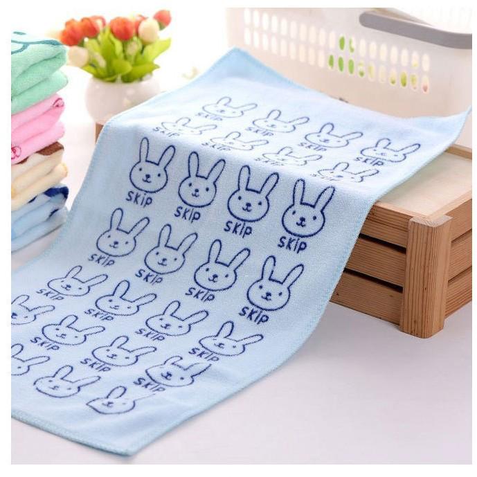Superfine Fiber Cartoon Print Children's Face Towel - Thick, Absorbent, Soft