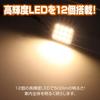 CARMATE GIGA Car LED Room Compatible with and G14 12 Bright Warm 1 BW264 Lamp, T10, T8x29, T10x31, Bulbs, 3000K, 500lm, Wide-Range Beam, LEDs, White,