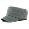 Vintage Washed Cotton Military Cap for Men Women Summer Breathable Flat Top Hat Sun Protection Outdoor Casual Cadet Cap Peaked Hat