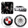 FA64Pc 50mm 60mm 56mm Wheel Center Caps Emblem Badge Sticker 50th Anniversary For BMW E39 E46 E90 E60 E87 E53 F10 F20 F30 M X3 X5