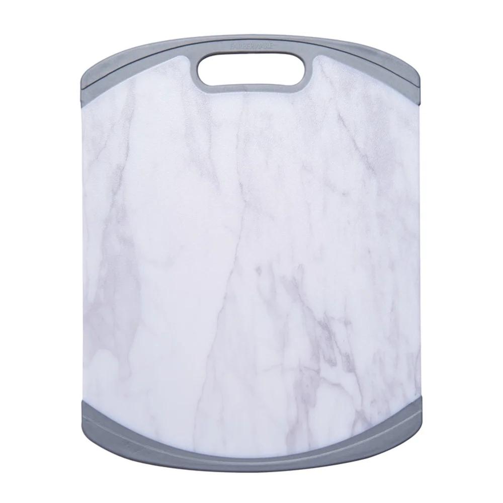 

Пластиковая разделочная доска с мраморным рисунком, двусторонняя, нескользящая, бережная к лезвиям, легко моется, можно мыть в посудомоечной машине, 11x14, полимерный материал United States