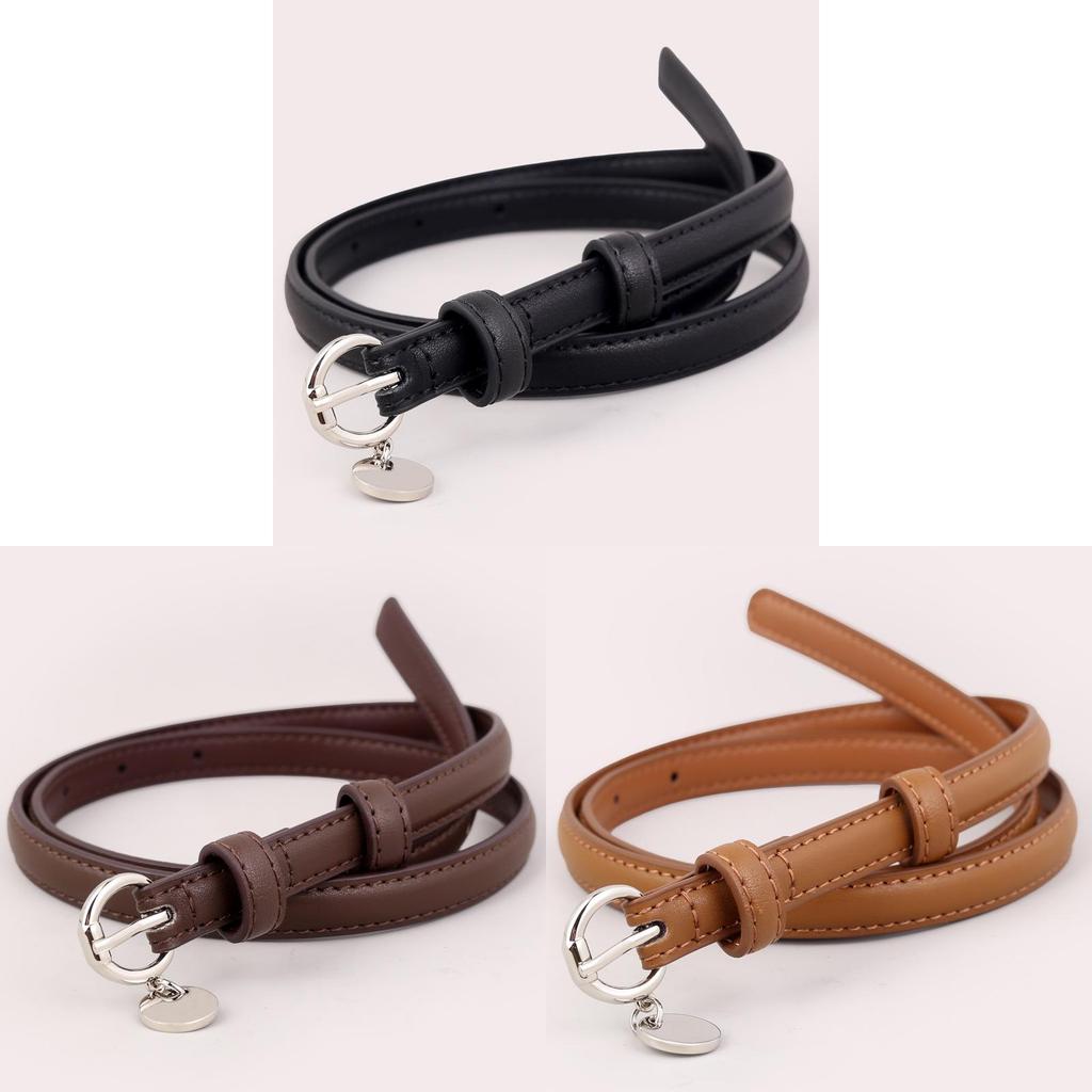 Genuine Leather Belt For Women With Classic Pin Buckle For Casual And Office Wear