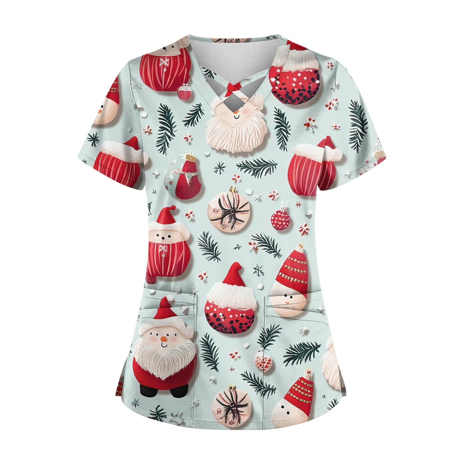 

Женская модная рабочая одежда с v-образным вырезом, короткими рукавами, завязками и карманами, топы соответствующего цвета и защитная одежда XXXXXL белый