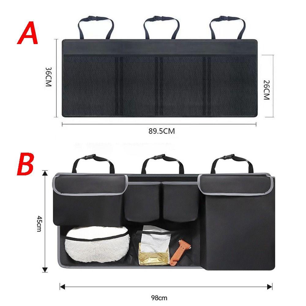 Folding Design SUV Trunk Organizer Multiple Pockets Back Seat Hanging Bag SUV Truck