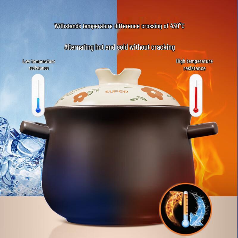 SUPOR 0.8L High Temperature Clay Pot