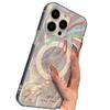For Apple Mobile Phone Protective Case Pattern Magsafe Magnetic Head for Apple Magnetic Mobile Phone Case Frosted Strong Magnet