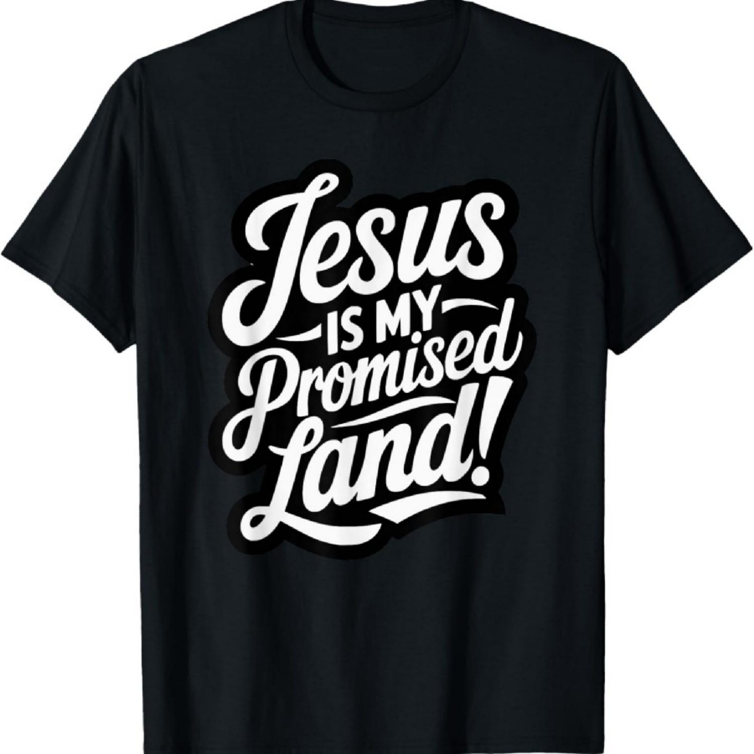 Иисус - моя обетованная земля футболка S чёрный