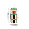 4pcs Car Tire Pressure Indicator Tire Pressure Gauge Indicator Alert Monitoring Valve Cap Sensor External Valve Detection
