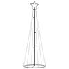 VidaXL Arbre de Noël cône 108 LED Bleues 70x180 cm 343488