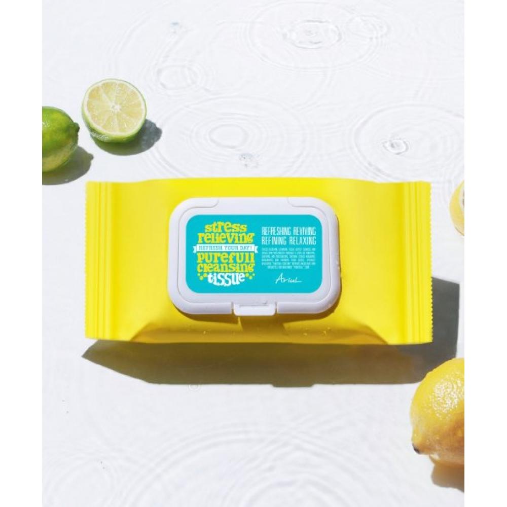 Ariul Stress Relieving Pure Cleansing Tissue 80 Sheets X 2 (ARSR008) 80 sheets of B-tissues, 2