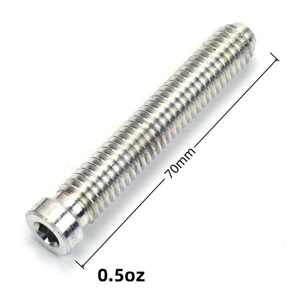 Pool Cue Weight Bolt Lightweight Aluminum Attachment Easy Install Billiard Cue Accessories for Home and Professional Use