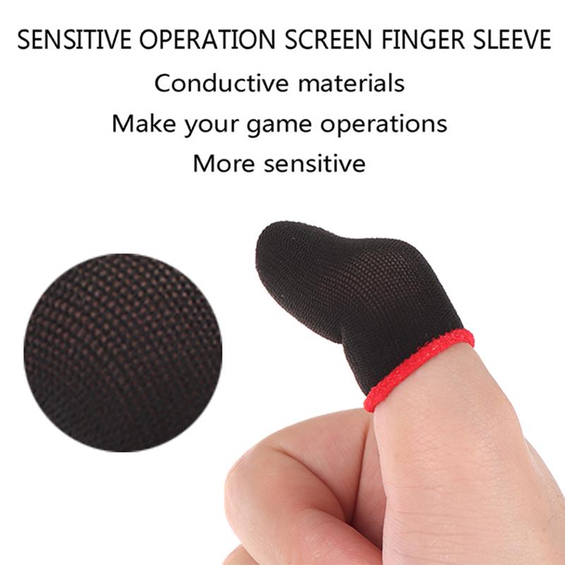 2Xmobile Game Sweat-Proof Fingers Gloves Touch Screen Thumbs Finger Sleeve Cover