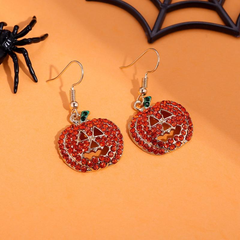 New Halloween Stud Earrings Combination Cartoon Funny Easter Earrings Set