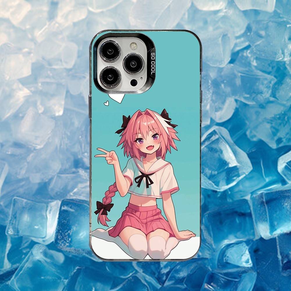

Fate Apocrypha Astolfo Phone Case For iPhone 16,15,14,13,12,11,Mini,Pro,SE,MAX White Matte Shockproof Cover iPhone11PRO