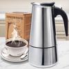 Stainless Steel Mocha Coffee Pot Kettle Stove Top Maker Classic Espresso Latte Cafe for Home Camping and Restaurant Bar Tools