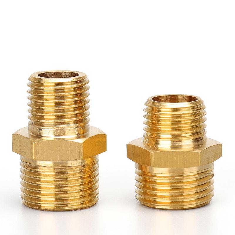 Copper Gas Quick-Connect Thickened Male Thread Pagoda Fitting Ferrule