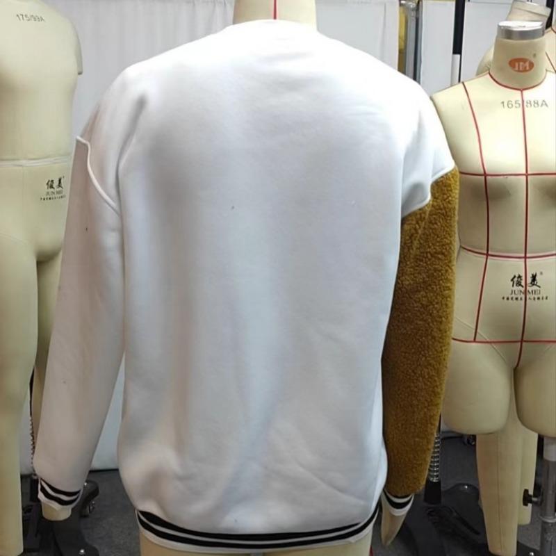 Hot Selling Autumn Loose Teddy Bear Oversized Men's Sports and Casual Sweatshirt Tops