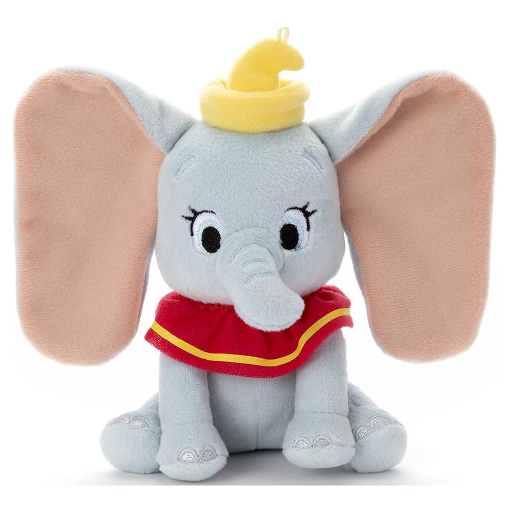 Disney Character Washable Beans Collection Dumbo Plush Toy, Approximately 16cm Tall