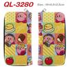 Kirby Zip Long Wallet Anime Clutch Coin Purse Storage Bag Pink 1pcs