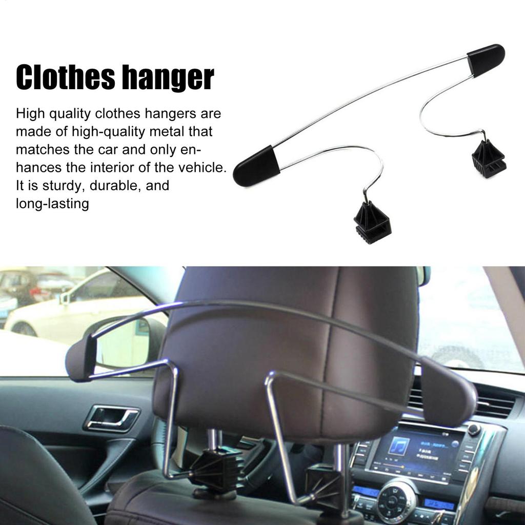 Car Hangers For Seat Retractable Removable Headrest Hook Automotive Clothes Hanger For Family Friends Automotive Vehicles