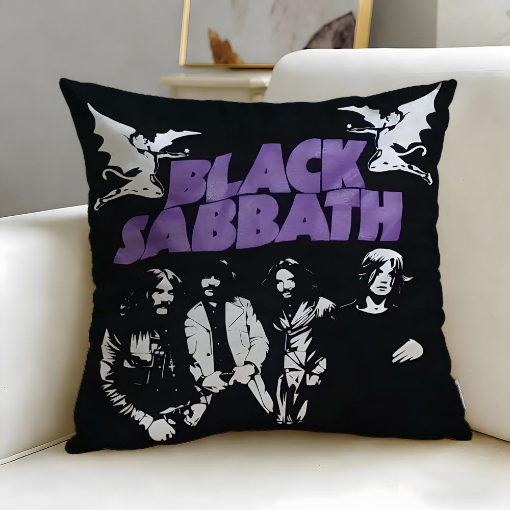 

classic band Black Sabbath Cushion Cover Soft EasyWash Pillow Case Versatile for Couch Bed Travel and Office 30X30cm