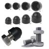 Protection Cap Cover Exposed Hexagon Bolt Nut Dome Plastic Cap M6 M8 M10 M12 M14 M16 M18  Bolt Protective Caps Lots Waterproof