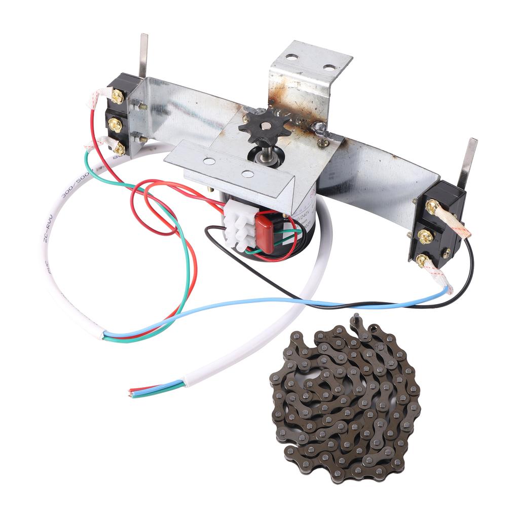 1 st 220V/110V 100CM Kedjeinkubator Automatiskt Äggvändningssystem Industriell Vändning Täta Ägg Motor Med