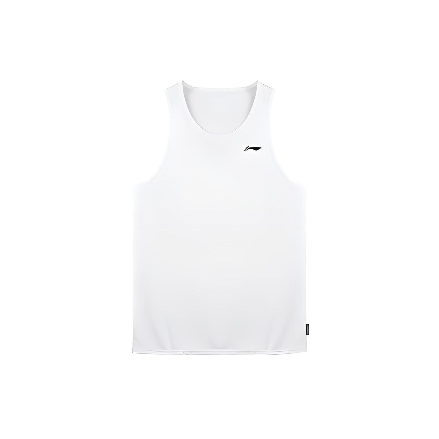 

Li Ning Breathable Quick-Dry Solid Color Basketball Jersey Men tops White AVSS039-1 XXXXL