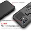 Metal Belt Clip Armor Shockproof Phone Case For Xiaomi Mi 11 Lite 5G NE 10T 11T Pro TPU Frame Plastic Kickstand Back Cover