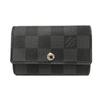 Used 12564 Multicles 6 N62662 7949 Old Model Logo Black Gray 6-Row Black Excellent Condition Damier Graphite Noir Men's