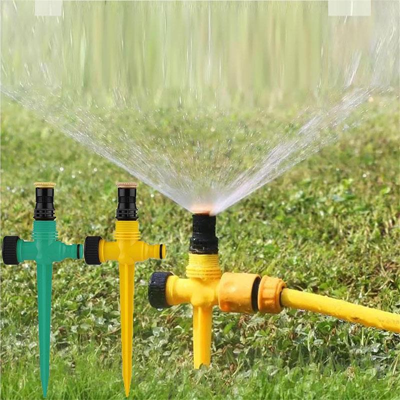 Garden Sprinkler 360° Rotation Irrigation Watering System Agriculture Ground Automatic Tube Adjustable Plug Buried Atomization