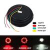 2 Stück LED-Bremslicht für Auto 12V Retro Runde Nebelschlussleuchte 16-LED-Rücklicht für Anhänger