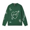 New FILA X Études Sweater Unisex Mystic Emerald Green F11U516401F-GN