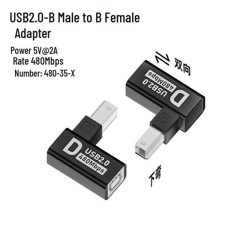Type-C To Square USB Adapter for Electric Piano Printer Interface & MIDI Connection