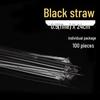 Disposable Thick/Thin Straws for Soy Milk, Coffee, Bubble Tea, and Fruit Juice