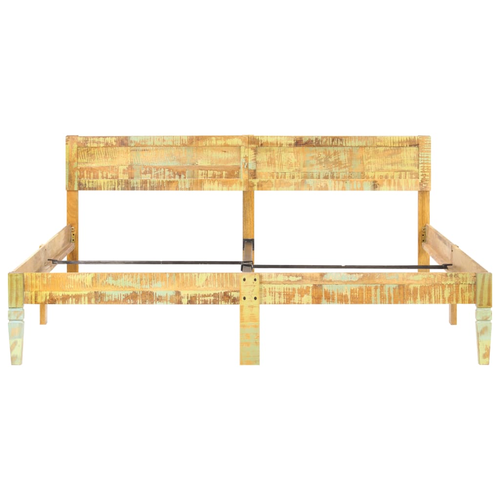 Solid Wood Bed Reclaimed Wood 180 x 200 cm