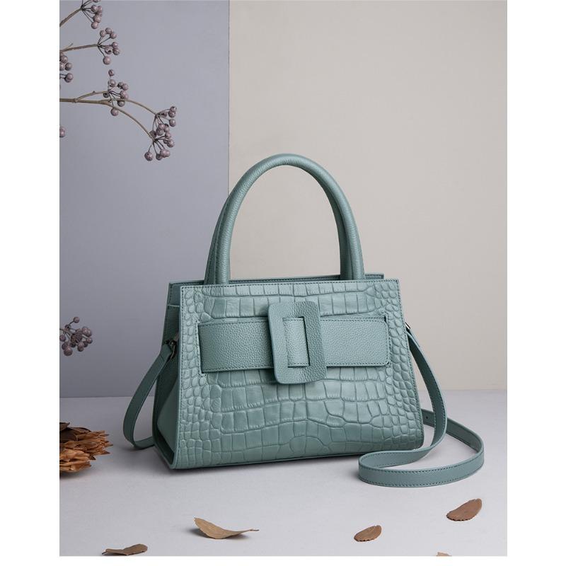 Neue Damenhandtasche Atmosphärische Schultertasche für Damen Modisch und vielseitig Pendler Damen Rindsleder Tasche Sommer Trendtasche