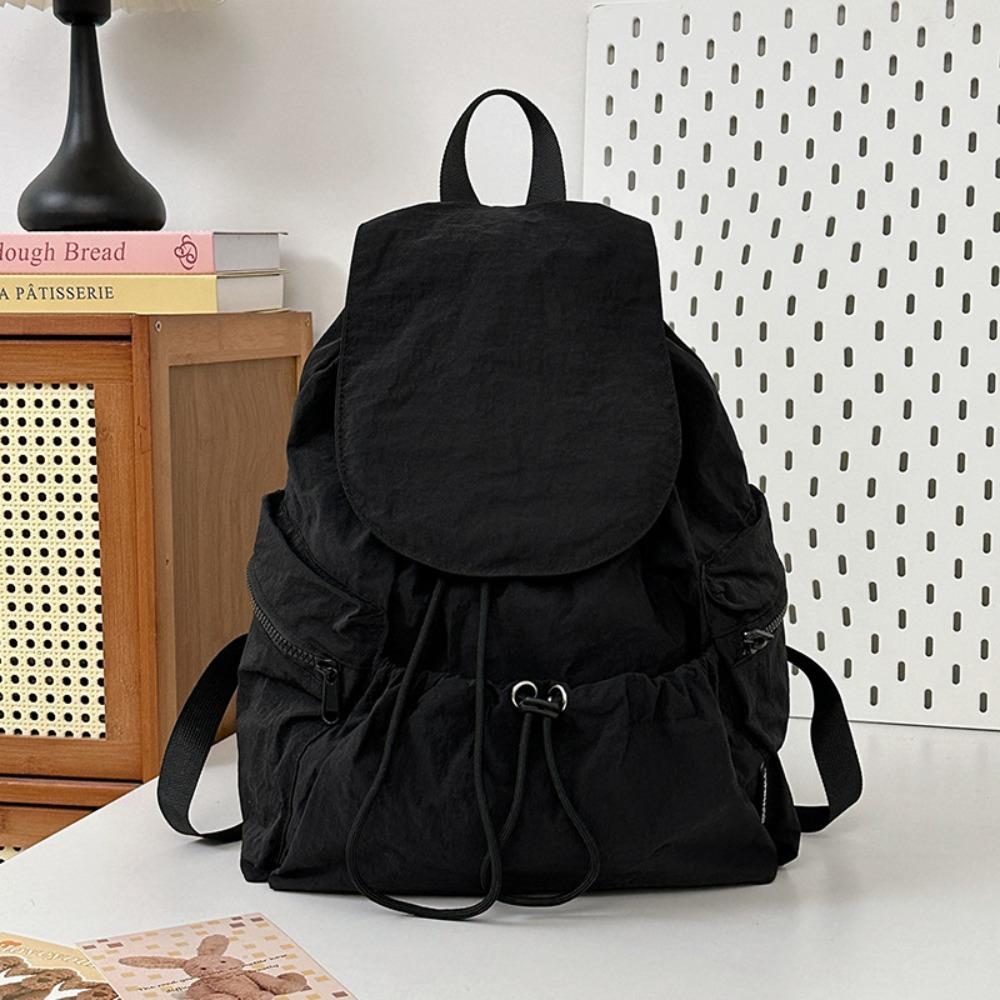 Lightweight Drawstring Backpack Korean Style Student Schoolbag Fashion Travel Backpack  Teenagers